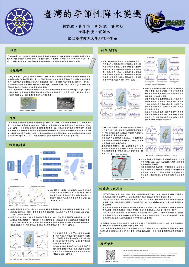 06-ATM-02_黃千育_臺灣的季節性降水變遷